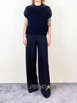 SOUVENIR PRIVéE GILET CRISTALLI NERO