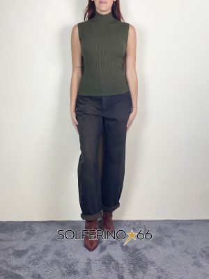 KONTATTO LUPETTO SMANICATO KAKI