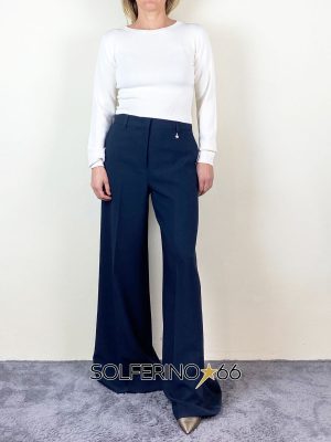 SOUVENIR PRIVéE PANTALONE TRILLI BLU NAVY