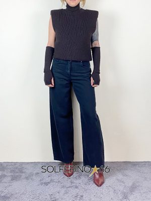 HAVEONE PANTALONE BELLA DENIM NERO