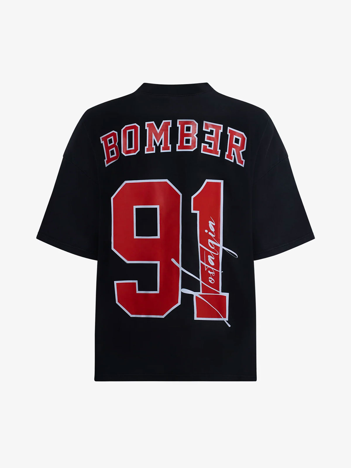 BOMBER 91 T-SHIRT - BLACK - immagine 2
